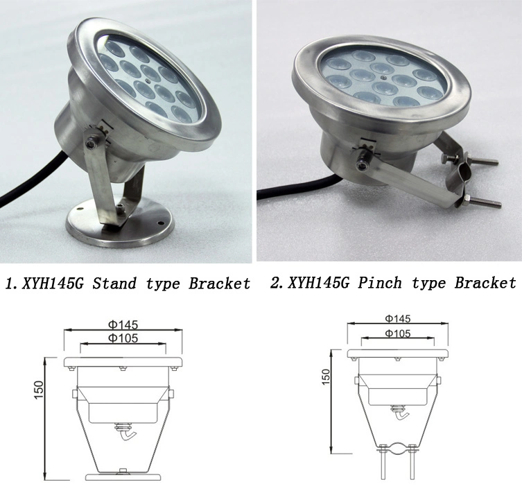 Underwater LED Light RGB Water Fountain Underwater Light LED 24V 3W 6W 9W 12W 15W 18W 24W 36W IP68 Fountain Underwater Lamp 12V