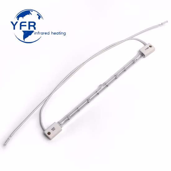 ダブルリフレクターチューブゴールドショーウェーブハロゲンヒーター赤外線加熱管放射IRエミッタークォーツ電球交換用ランプハイデルベルグSm74-Swローランドマシン用