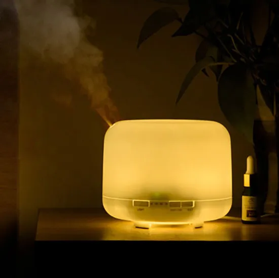 大型ワイヤレス加湿器、アロマディフューザー、ミニ超音波クールミストスプレー加湿器、リモコン付き、子供部屋用