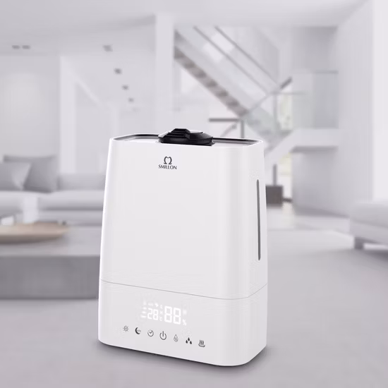 Go-2265h スマート WiFi ハイブリッド温冷ミスト加湿器ディフューザー 6.5L 大容量空気清浄機 LED アロマライト付き