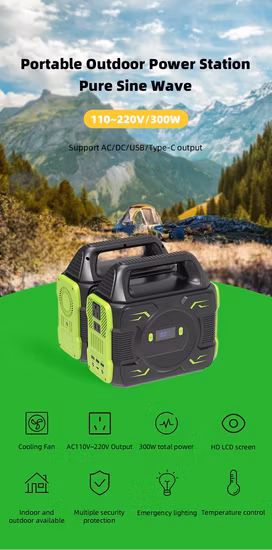 大容量バッテリーエネルギー貯蔵、600W、家庭用非常用電源