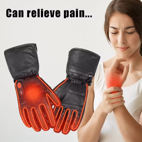 加熱手袋、調節可能な加熱温度、防水暖かい手袋、屋内および屋外の保温手袋、ハンドウォーマー